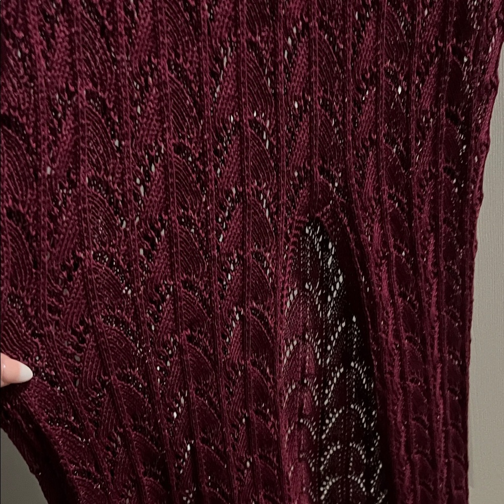 Privy Deep Burgundy Maxi Dressm - Picture 4 of 6